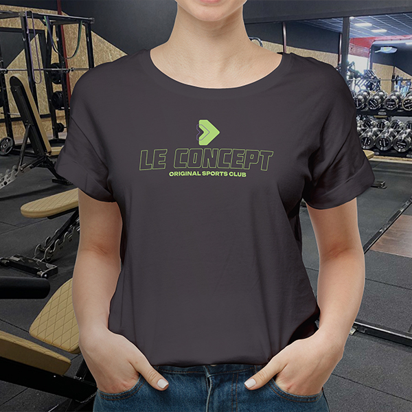 T-shirt femme - noir logo trait – Image 2