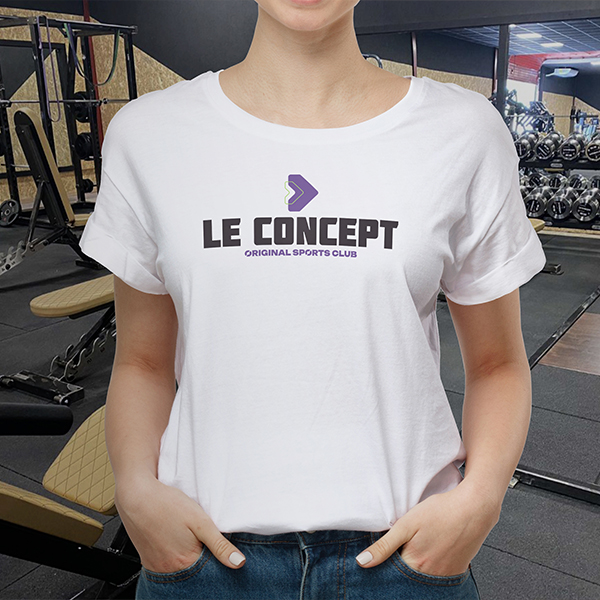 T-shirt femme - blanc logo