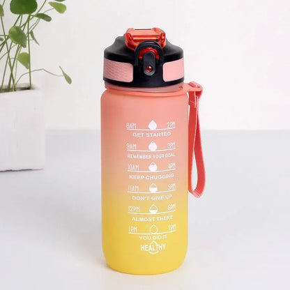 Gourde de fitness motivation 600 ML - Orange